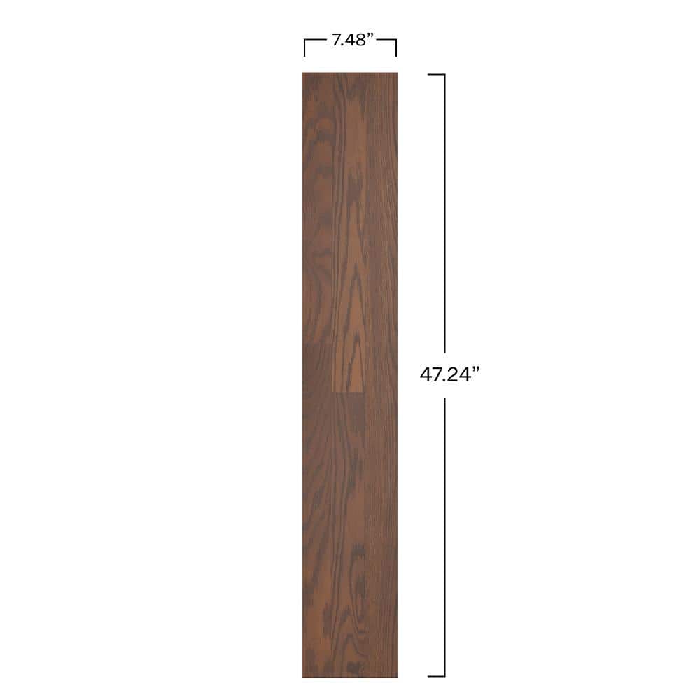 Pergo XP Burnt Anndel Oak 10 mm T x 7.4 in. W x 47.2 in. L Laminate Wood Flooring (19.63 sq. ft./Case)