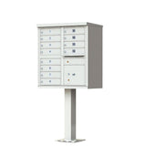 16-Mailboxes 1-Outgoing Mail Compartment 2-Parcel Lockers Pedestal Mount Cluster Box Unit - Super Arbor