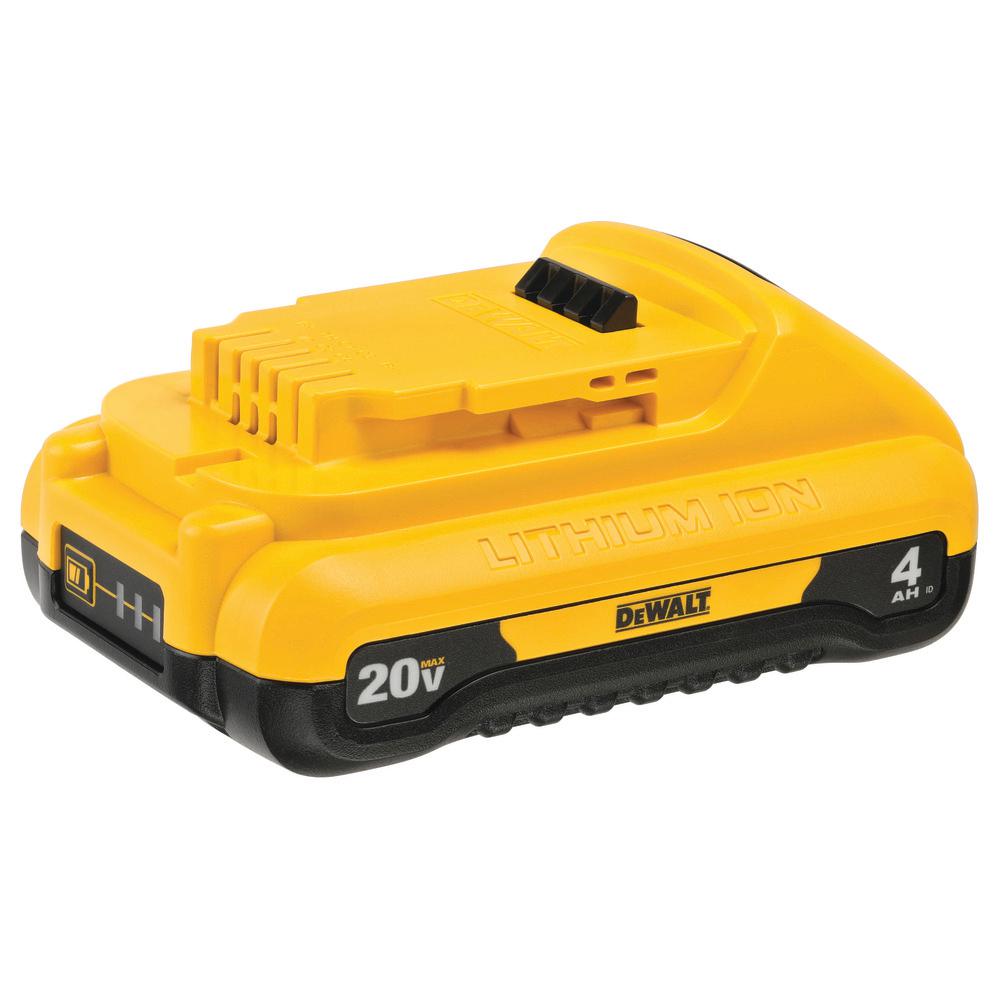 20-Volt MAX Compact Lithium-Ion 4.0Ah Battery Pack (2-Pack) - Super Arbor