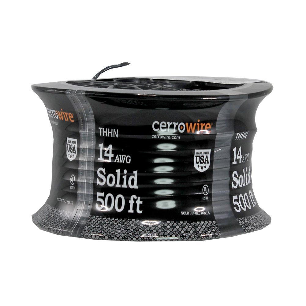 500 ft. 14/1 White Solid THHN Wire - Super Arbor
