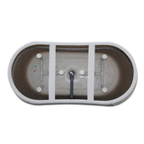 Calais 67 in. Acrylic Flatbottom Freestanding Bathtub in White - Super Arbor