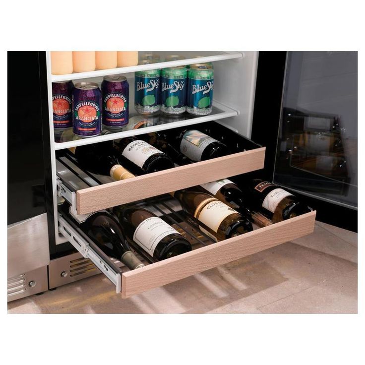 GE Profile 150-Can Capacity (5.3-cu ft) Residential Stainless Steel Freestanding Beverage Center