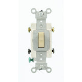 20 Amp Commercial Double-Pole Toggle Switch, White - Super Arbor