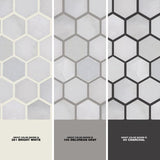 MSI Greecian White Hexagon 12 in. x 11.75 in. x 10mm Polished Marble Mesh-Mounted Mosaic Tile (9.8 sq. ft. / case)