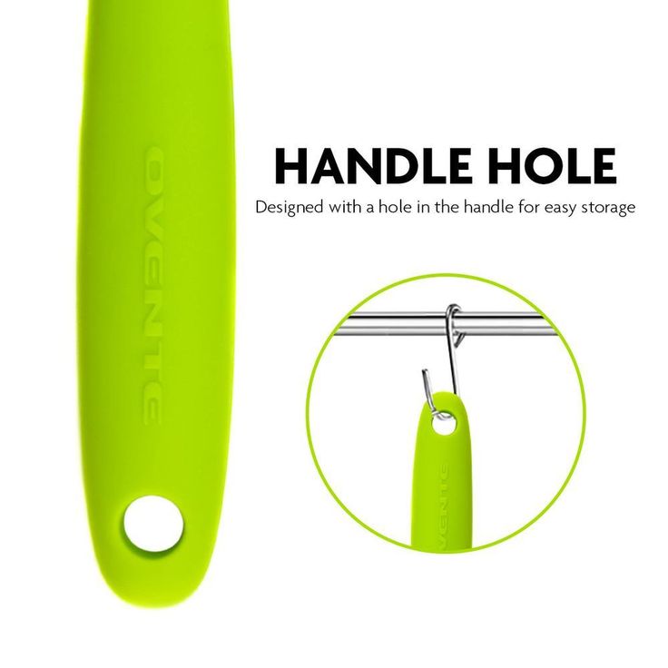 Premium Silicone BPA-Free, Spatula, Stainless Steel Core 500F Heat-Resistant, Non-Stick, Dishwasher Safe, (SP1001G)