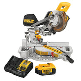 20-Volt MAX Lithium-Ion Cordless 7-1/4 in. Miter Saw with Battery 4Ah and Charger - Super Arbor