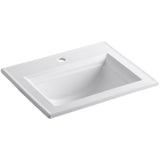 Memoirs Stately Drop-In Vitreous China Bathroom Sink in White with Overflow Drain - Super Arbor