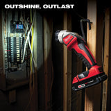 Milwaukee M18 18V Lithium-Ion Cordless Combo Tool Kit, 6-Tool w/ Wet/Dry Vacuum & 5 in. Random Orbit Sander
