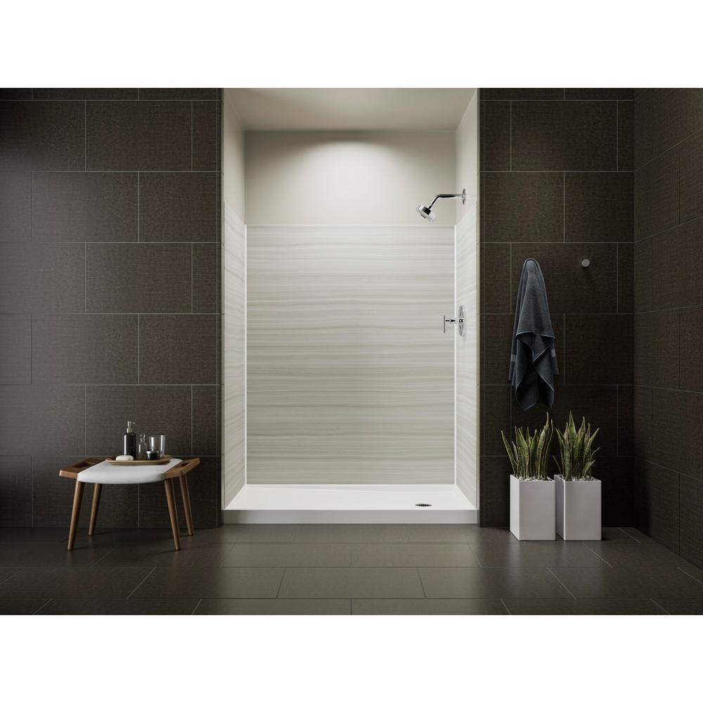 Rely 60 in. x 32 in. Single Threshold Shower Base with Right-Hand Drain in White - Super Arbor