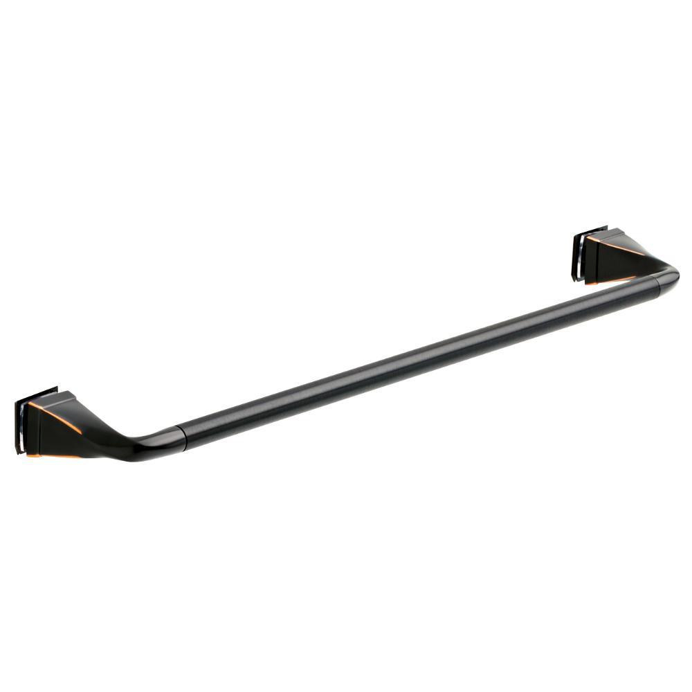 Everly 60 in. x 59-1/4 in. Mod Semi-Frameless Sliding Bathtub Door in Bronze and 1/4 in. (6mm) Droplet Glass - Super Arbor