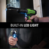 24-Volt Cordless Battery Brushless Impact Driver, 2 Batteries and Charger Included ID24L1520 - Super Arbor