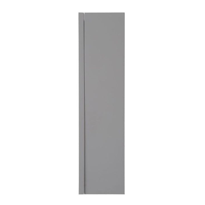 Gazette 22 in. W x 26 in. H x 6-5/8 in. D Framed Surface-Mount Bathroom Medicine Cabinet in Grey
