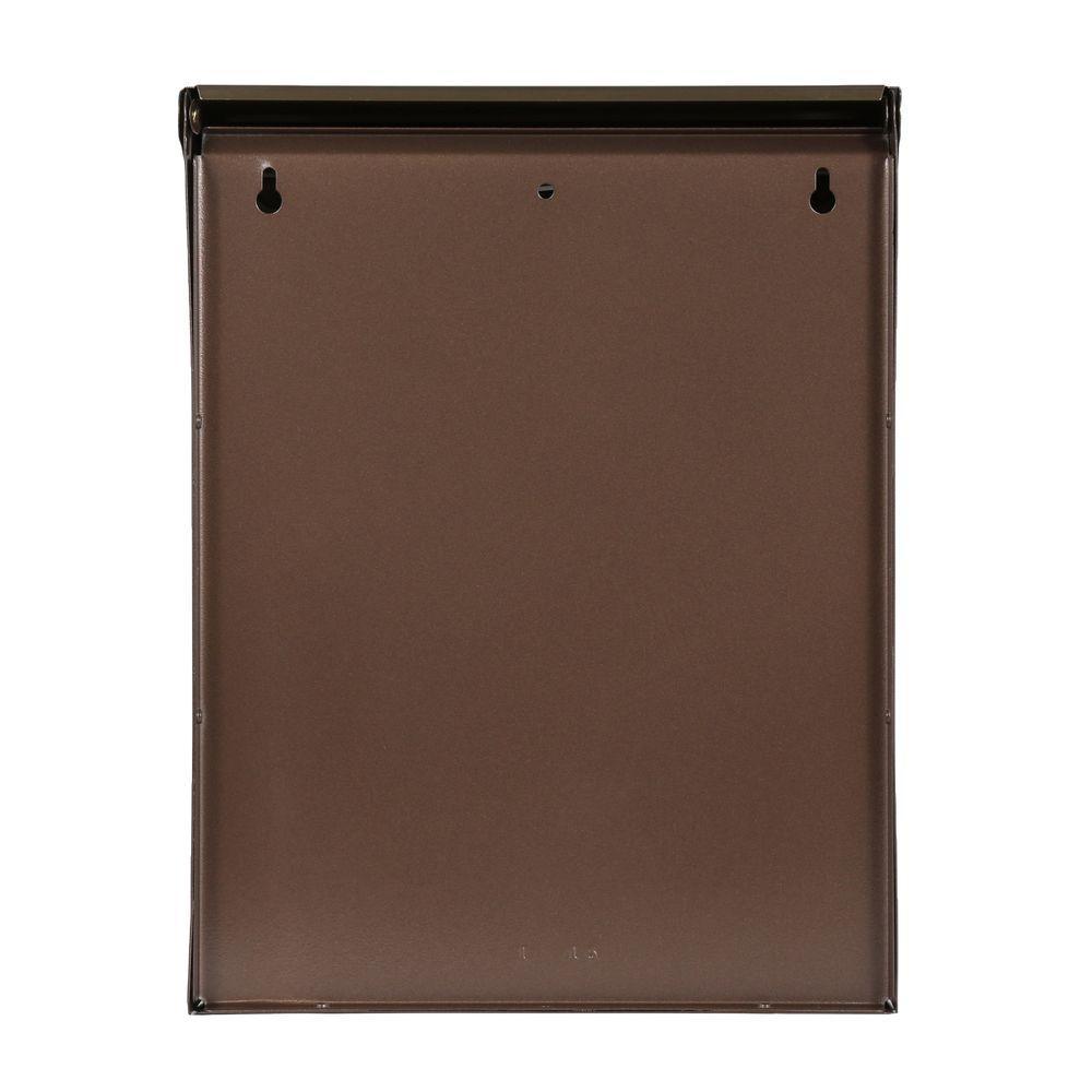Designer Medium, Vertical, Wall Mount, Locking Mailbox, Venetian Bronze - Super Arbor