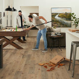 Pergo TimberCraft +WetProtect Dixon Oak Laminate Flooring with Underlayment