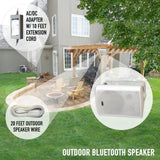 Bluetooth BT Blast 5.25 Indoor/Outdoor Weatherproof Patio Speakers, Gray Rated Industry Best (Pair) - Super Arbor