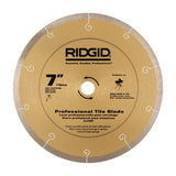RIDGID 6.5 Amp 7 in. Table Top Wet Tile Saw with Bonus Stand and Blade