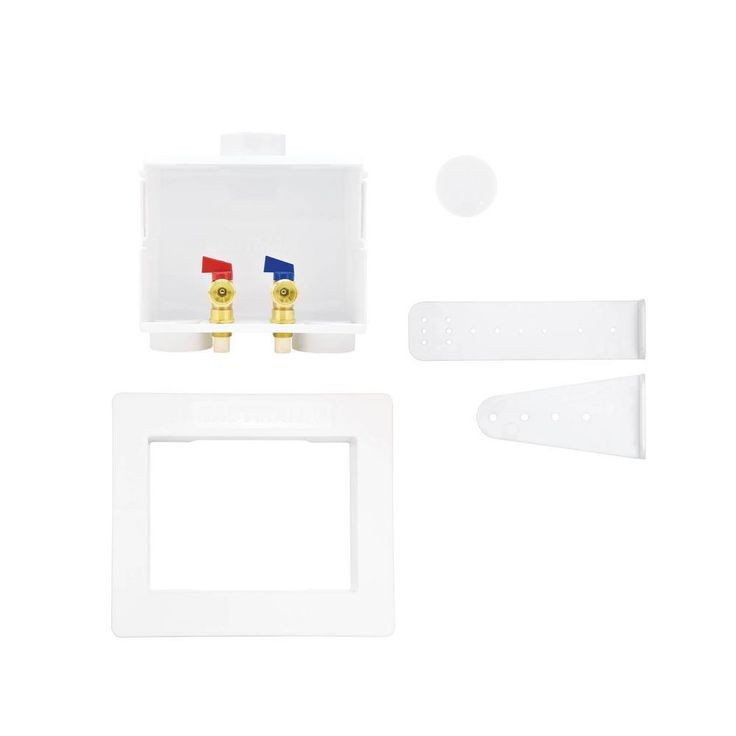 1/2 in. CPVC Dual Outlet Washing Machine Outlet Box