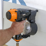 Pneumatic 3-1/2 in. 21-Degree Framing Nailer with Storage Case and Pneumatic 2-1/2 in. 15-Degree Coil Siding Nailer Kit - Super Arbor
