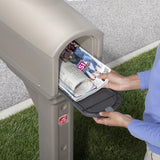 MailMaster Express Post Mount Mailbox - Mocha - Super Arbor