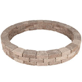 Pavestone RumbleStone 79.5 in. x 10.5 in. Tree Ring Kit in Cafe - Super Arbor