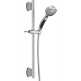 ActivTouch 9-Spray 3.7 in. Single Wall Mount Handheld Shower Head in Matte Black - Super Arbor