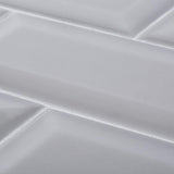 Jeffrey Court Weather Grey 3 in. x 6 in. Glossy Beveled Ceramic Wall Tile (11 sq. ft. / case)