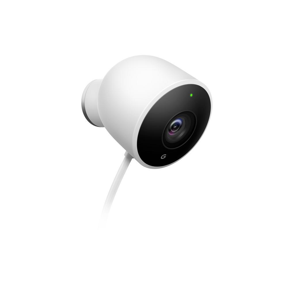 Nest Hub Max in Chalk and Nest Cam Outdoor Security Camera - Super Arbor