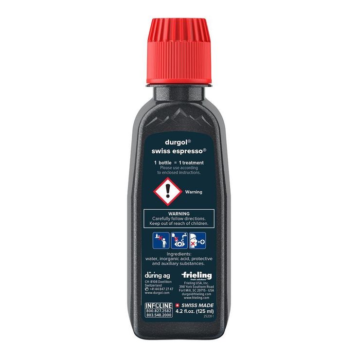 Swiss Espresso Machine Descaler/Decalcifier Solution (4-Pack)