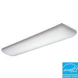 Litepuff 2-Light White Fluorescent Ceiling Light - Super Arbor