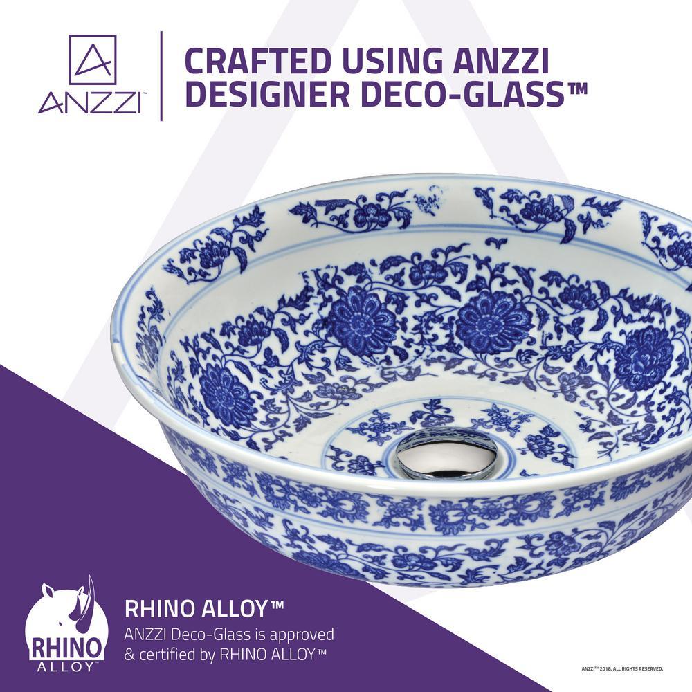 Cadence Series Vessel Sink in Decor White - Super Arbor