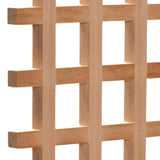 24 in. x 35-3/4 in. x 3/8 in. Unfinished Square Solid North American Hard Maple Lattice Panel Insert - Super Arbor
