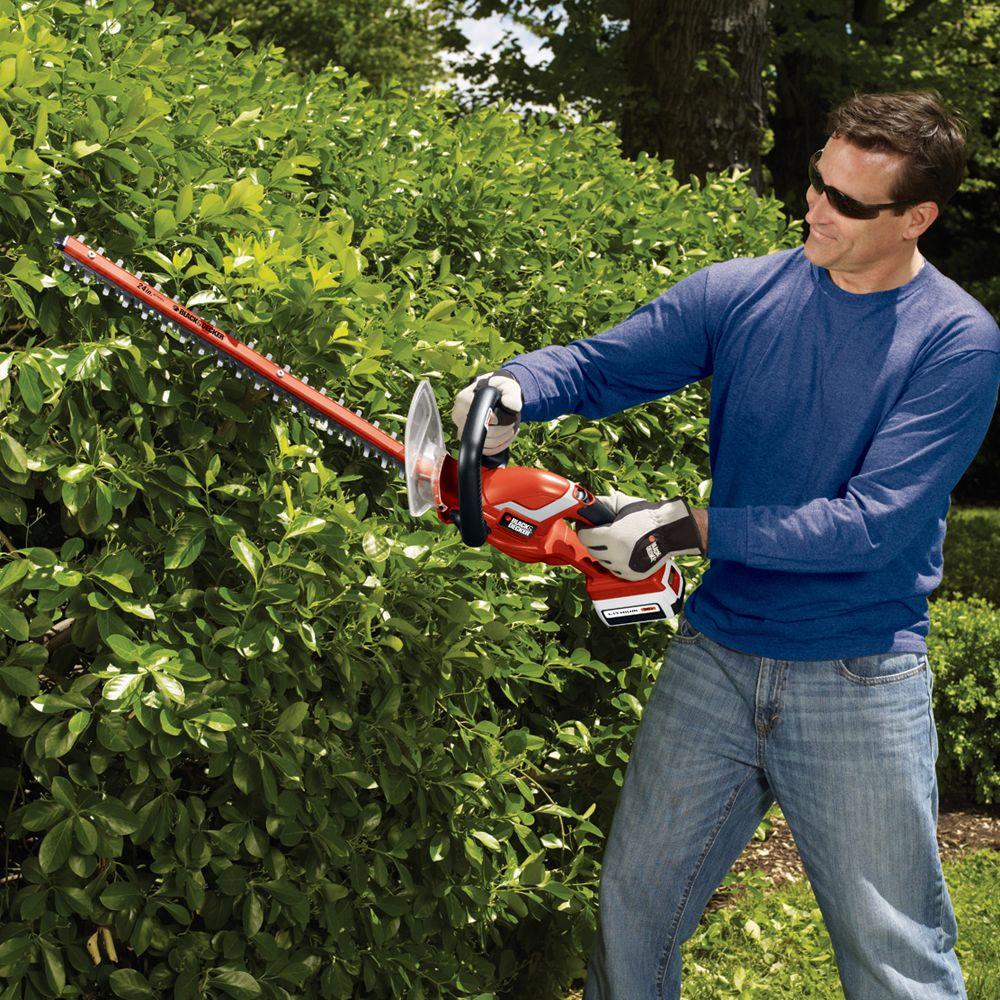 BLACK+DECKER 24 in. 40V MAX Lithium-Ion Cordless Hedge Trimmer (Tool Only) - Super Arbor