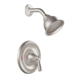 Banbury Single-Handle 1-Spray 1.75 GPM Shower Faucet with Valve in Spot Resist Brushed Nickel (Valve Included)