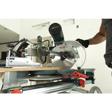 15 Amp Corded 10 in Dual-Bevel Sliding Glide Miter Saw with 60-Tooth Carbide Saw Blade and Bonus Folding-Leg Stand