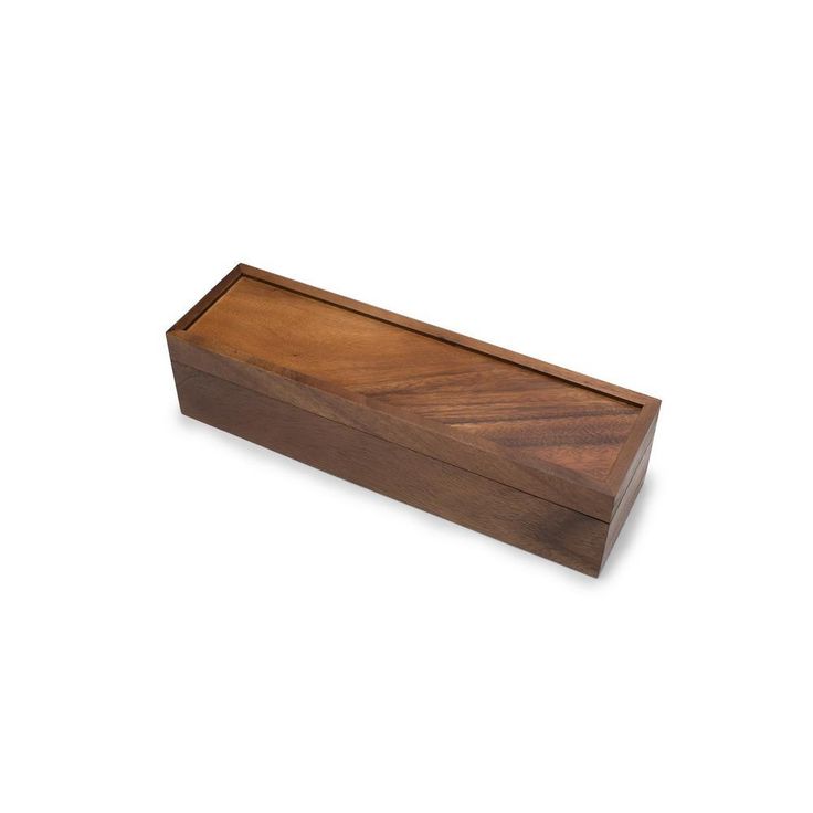 Townhouse 5-Compartment Wood Tea Box