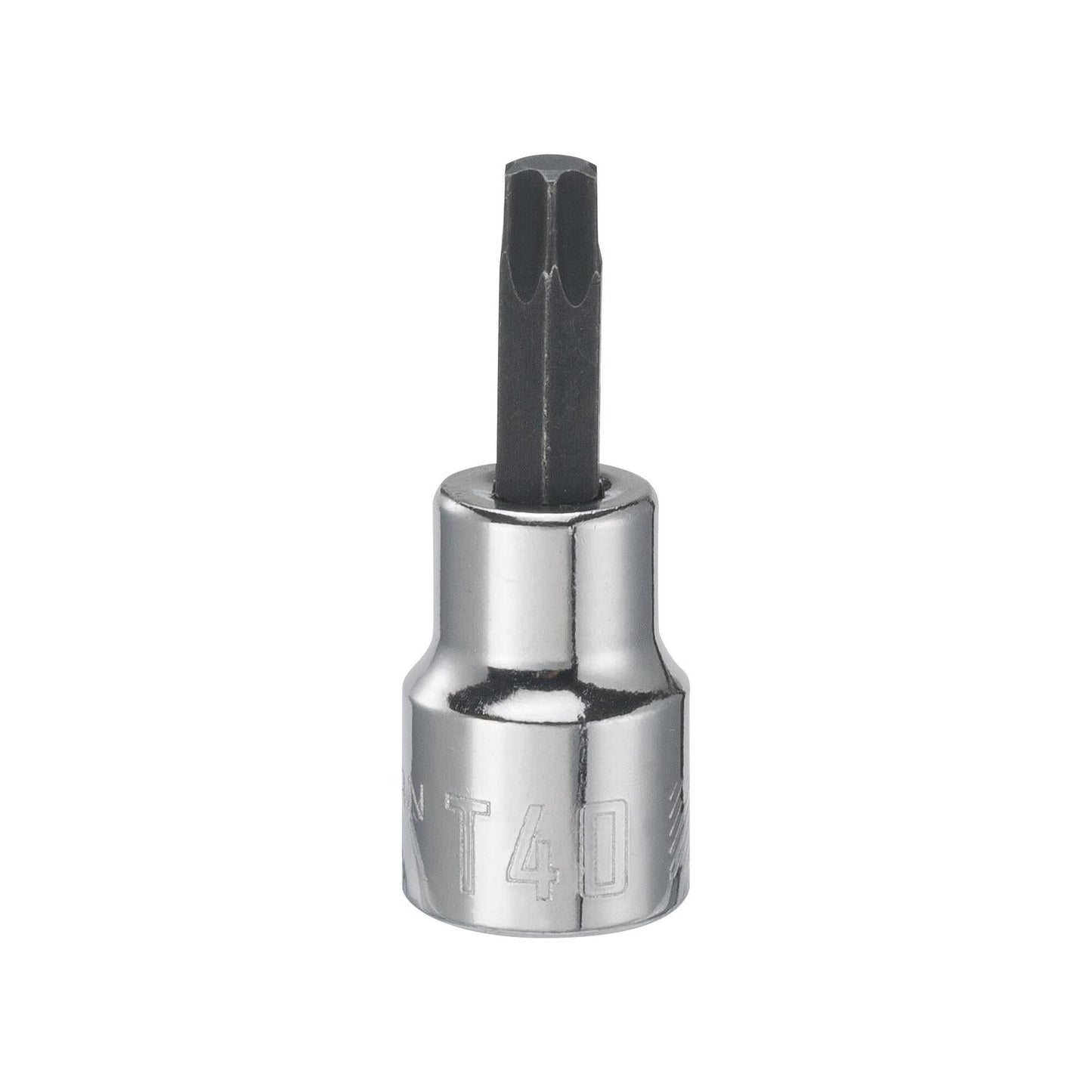 Craftsman T40 Torx Bit Socket, 3/8 in. Drive, 6 Point, Polished Chrome