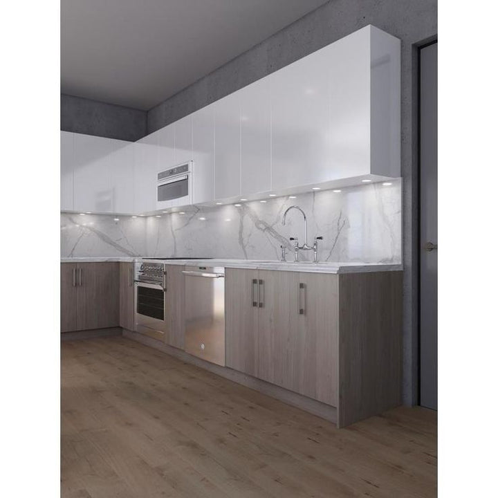 Cambridge 24-in W x 34.5-in H x 21-in D Grey Nordic Wood Engineered Wood Sink Base Stock Cabinet