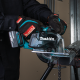 Makita 18V LXT 5-3/8 in. Cordless Metal Cutting Saw Kit (5.0Ah) with Electric Brake and Chip Collector