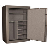 64-Gun Fire-Resistant Electronic Lock Gun Safe, Gray - Super Arbor