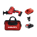 SR 2-A12 12-Volt Cordless Brushless Reciprocating Saw Kitwith 2 B12/4.0 Li-Ion Batteries, Charger, Belt Clip & Bag - Super Arbor