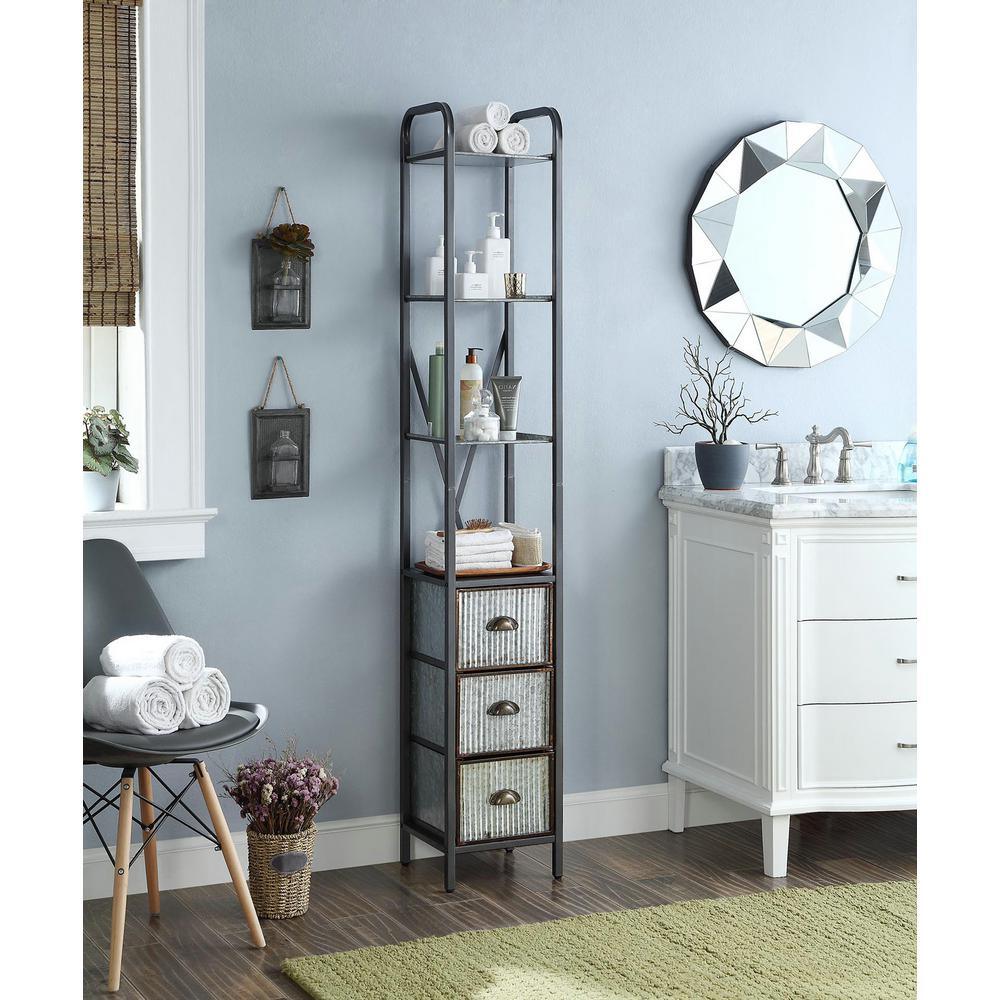 Montclair 12 in. W x 11 in. D x 73 in. H Metal Tower - Super Arbor