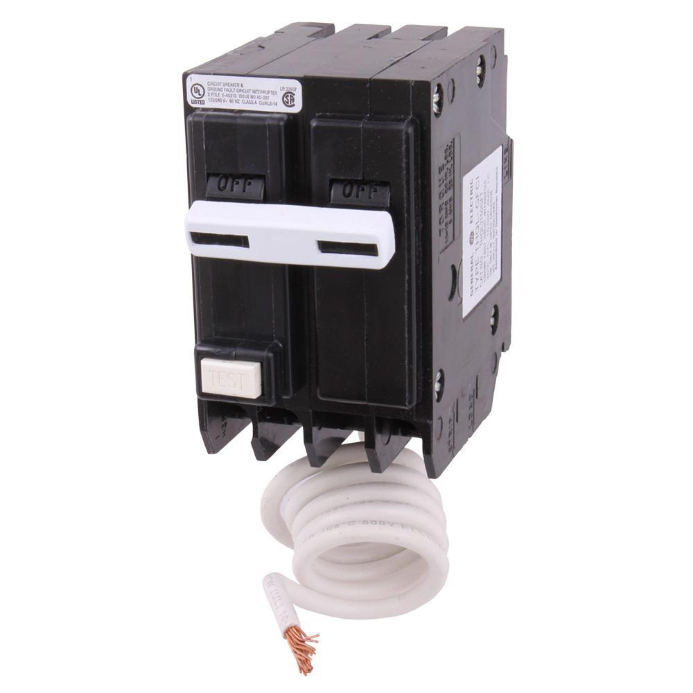 30 Amp Double Pole Ground Fault Breaker with Self-Test - Super Arbor