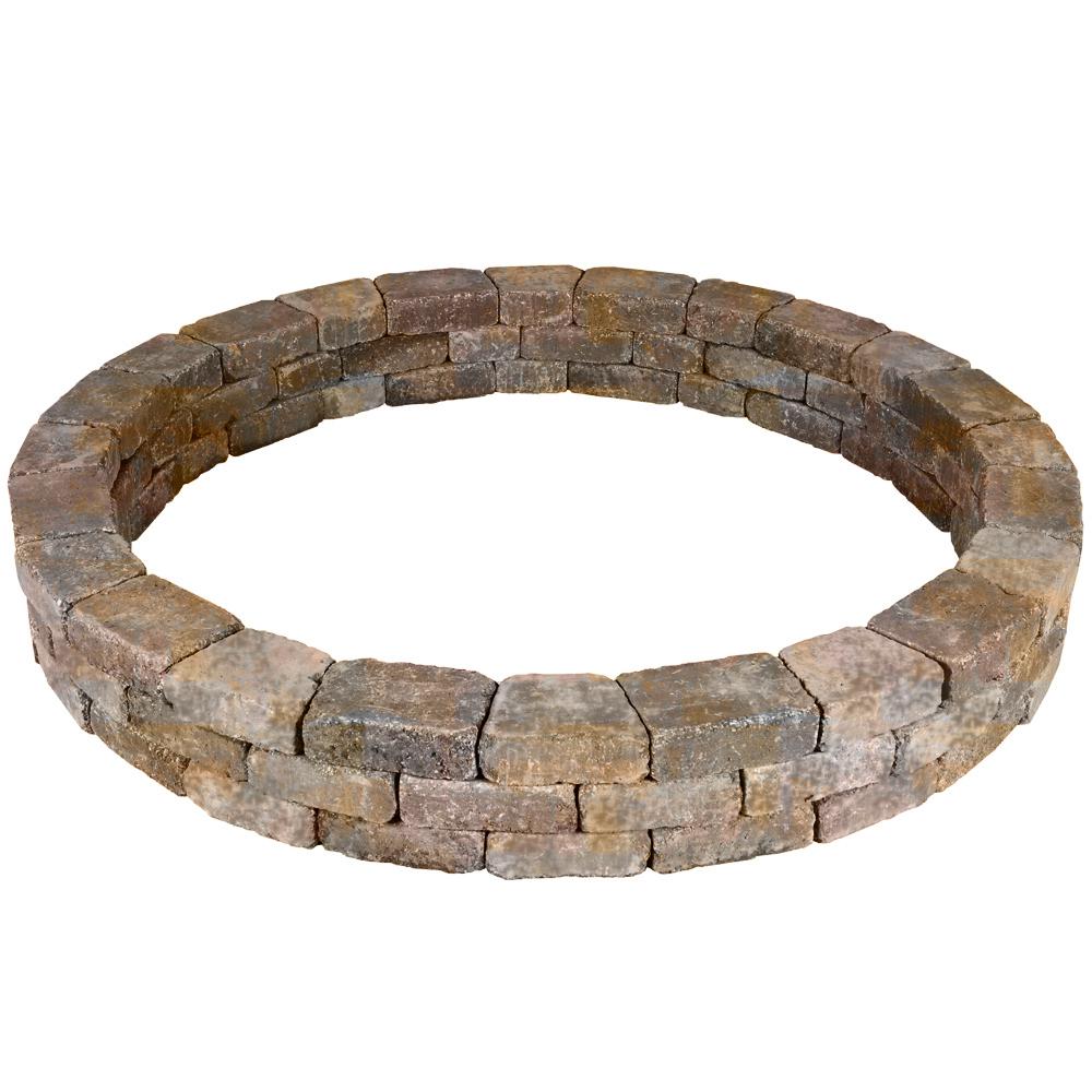 Pavestone RumbleStone 79.5 in. x 10.5 in. Tree Ring Kit in Cafe - Super Arbor