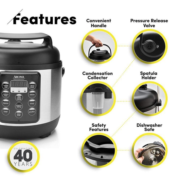 Professional 3.5 Qt. Stainless Steel Electric Pressure Cooker