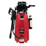 All Power 2000 PSI 1.6 GPM Red Electric Pressure Washer with Hose Reel for Buildings, Walkway, Vehicles and Outdoor Cleaning
