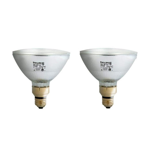 Philips 90-Watt PAR38 Halogen Indoor/Outdoor Flood Light Bulb (2-Pack)