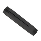 1/2 in. x 1/3 ft. IPS Lead-Free Brass Pipe Nipple in Matte Black