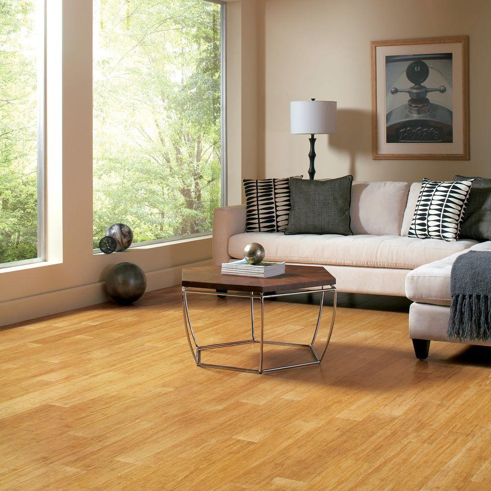 Home Legend Wire Brushed Strand Woven Lyndon 3/8 in. T x 3-7/8 in. W x 36-1/4 in. Length Solid Bamboo Flooring (23.41 sq. ft. /case) - Super Arbor