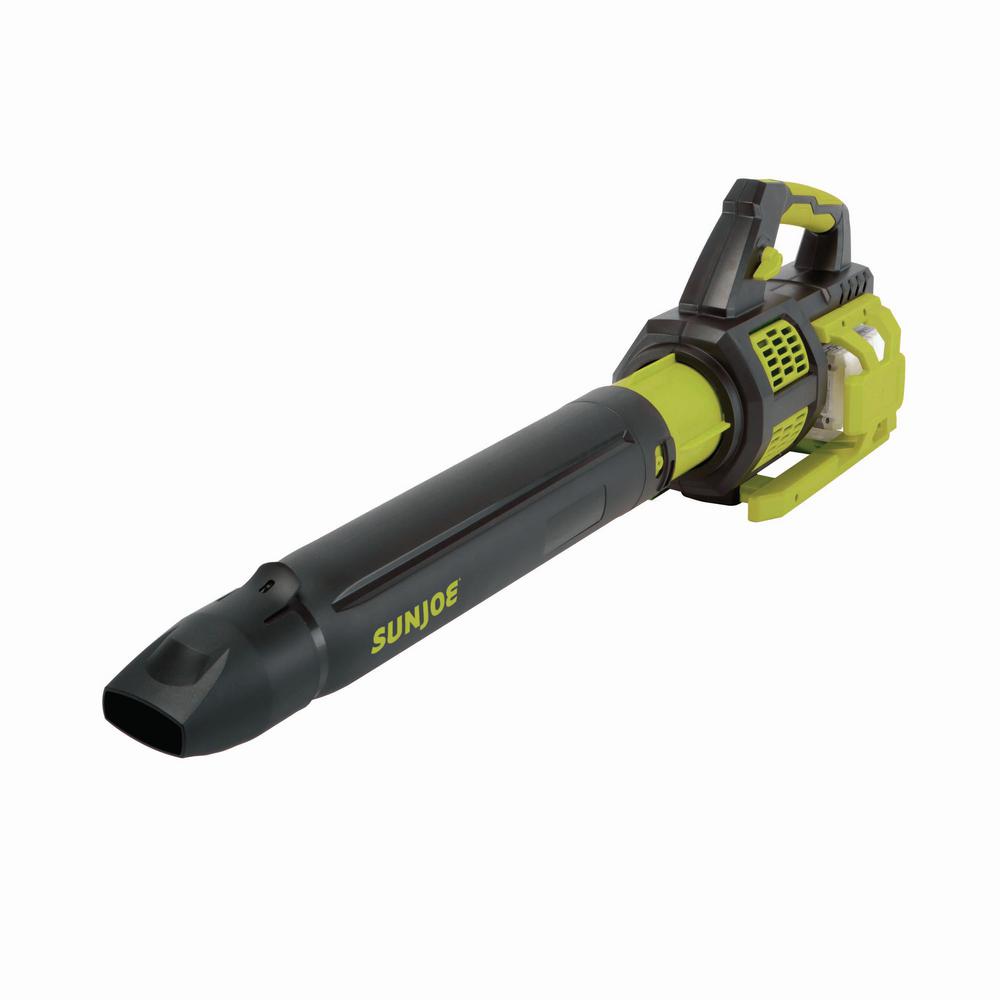 Sun Joe 140 MPH 560 CFM 48-Volt Cordless Brushless Turbine Jet Blower Kit with 2 x 2.0 Ah Batteries and Dual Charger - Super Arbor