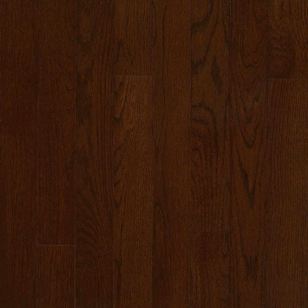 Bruce Plano Oak Gunstock 3/4 in. Thick x 3-1/4 in. Wide x Varying Length Solid Hardwood Flooring (22 sq. ft. / case) - Super Arbor